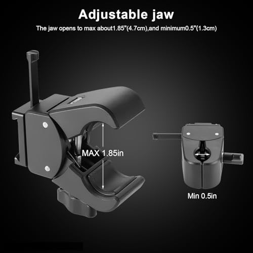 Fomito V-Mount Battery Clamp, Quick Release Plate for Sony BP Battery, Professional Camera Mount - color: Black