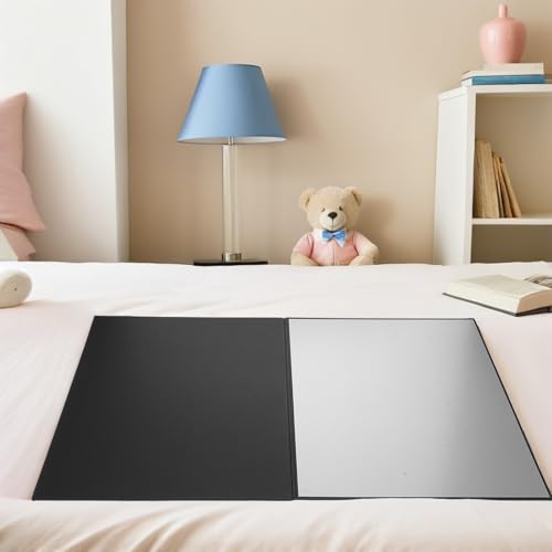 Kichvoe Photography Reflector Cardboard Board A3 Silver Mini Reflective Sheet Portable Light Bounce Panel for Photo Studio Food and Product Photography