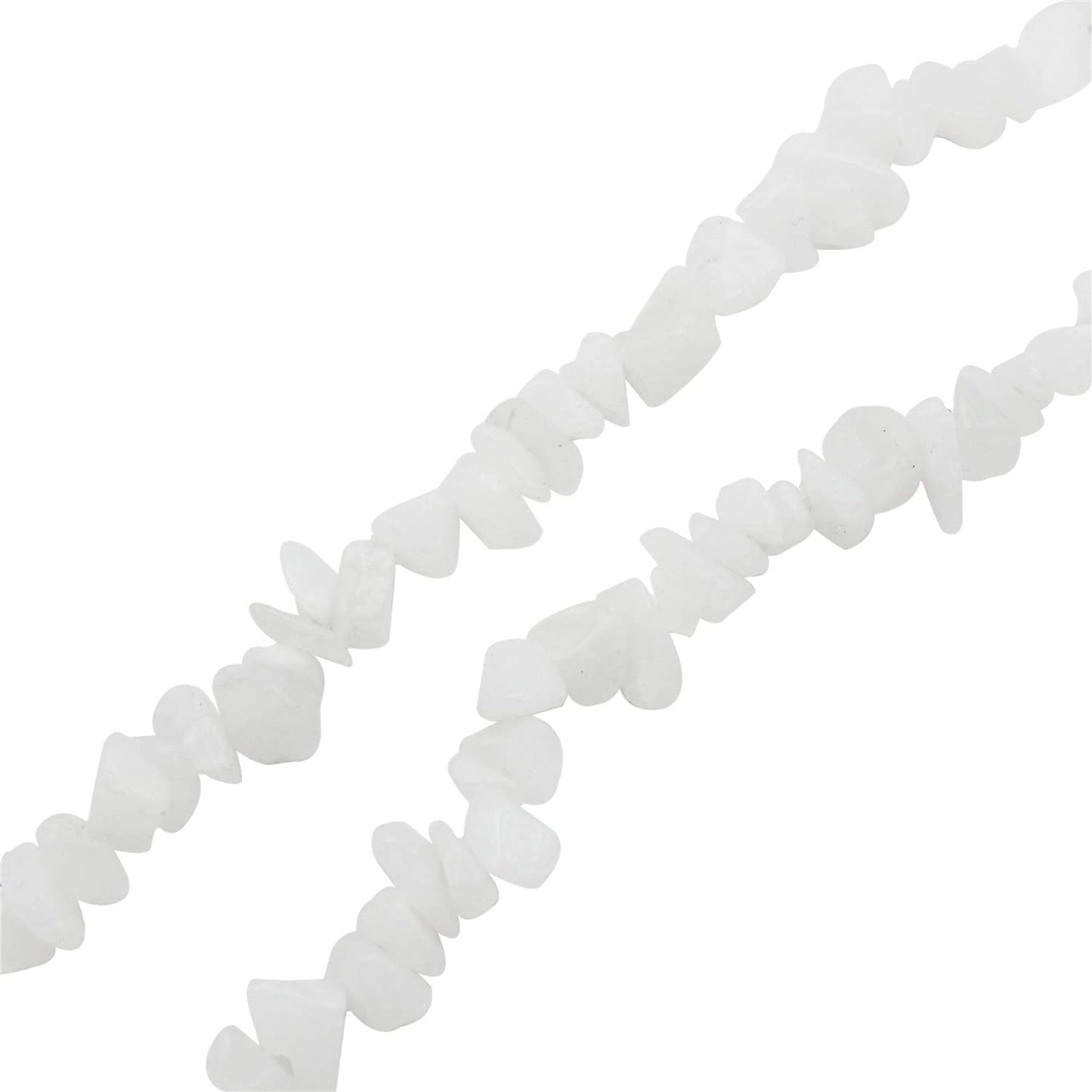 450PCS Clear Quartz Natural Irregular Chip Stone Beads 5-8mm Gemstones Crystal Loose Bead for Jewelry Making Bracelet Necklace DIY Craft Finding