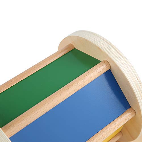 Adena Montessori Full-Size Spinning Drum Montessori Toys for Infant 6 - 12 Months 1 Year Old Babies Toddlers (Typical)
