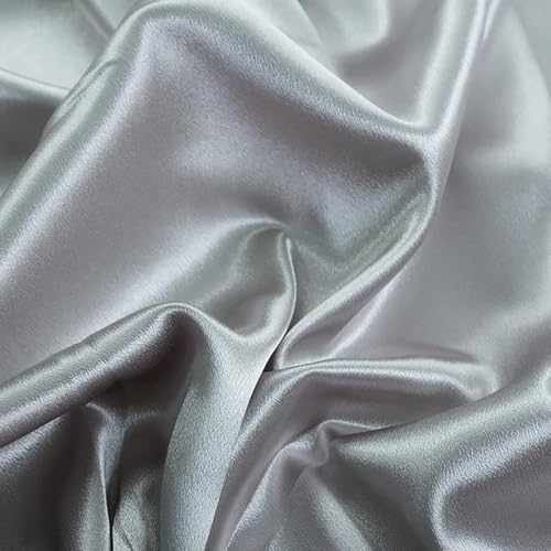 Satin Photography Background Silk, Glossy Fabric Cloth Backdrops for Goods, Crafts, Jewelry, Cosmetics, Food Photoshoot and Flat Lay (Gray, 4.9×3.3ft/150×100cm) - color: Gray, size: 150 × 100 cm