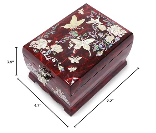 MADDesign Mother of Pearl Lacquered Jewelry Music Box