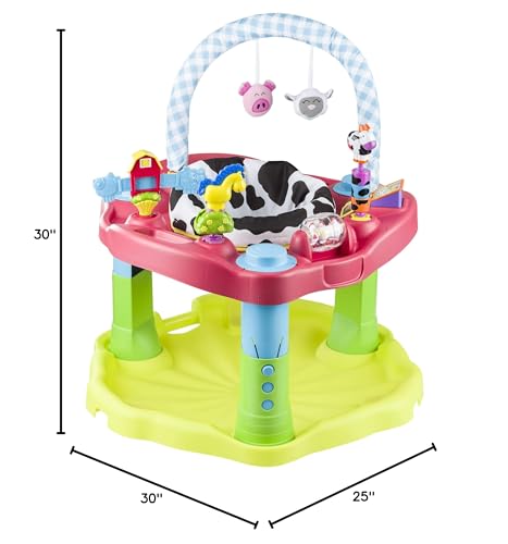 Evenflo Exersaucer Moovin & Groovin Activity Center, 25x30x30 Inch (Pack of 1)