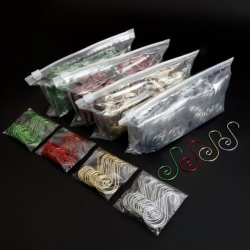 80pcs Christmas Hanging Hook Metal for Garland and Ornament Display
