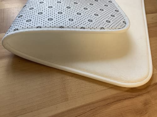 3dRose Bathroom Bath Rug Mat - Image of Corrugated Damaged Metal Surface with Runs of Grey Paint Alexis Photography - Texture Metal