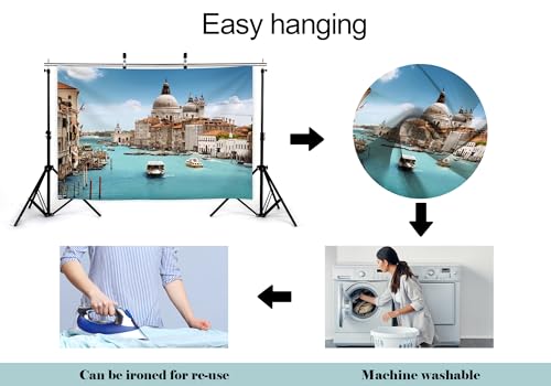 20X10ft Fabric Bright White Hotel Bedroom Backdrop Modern Clean Room Garden View Window Background for Home Decor Party Decorations Tapestry Wall Hanging Photo Studio Props - size: 20X10ft