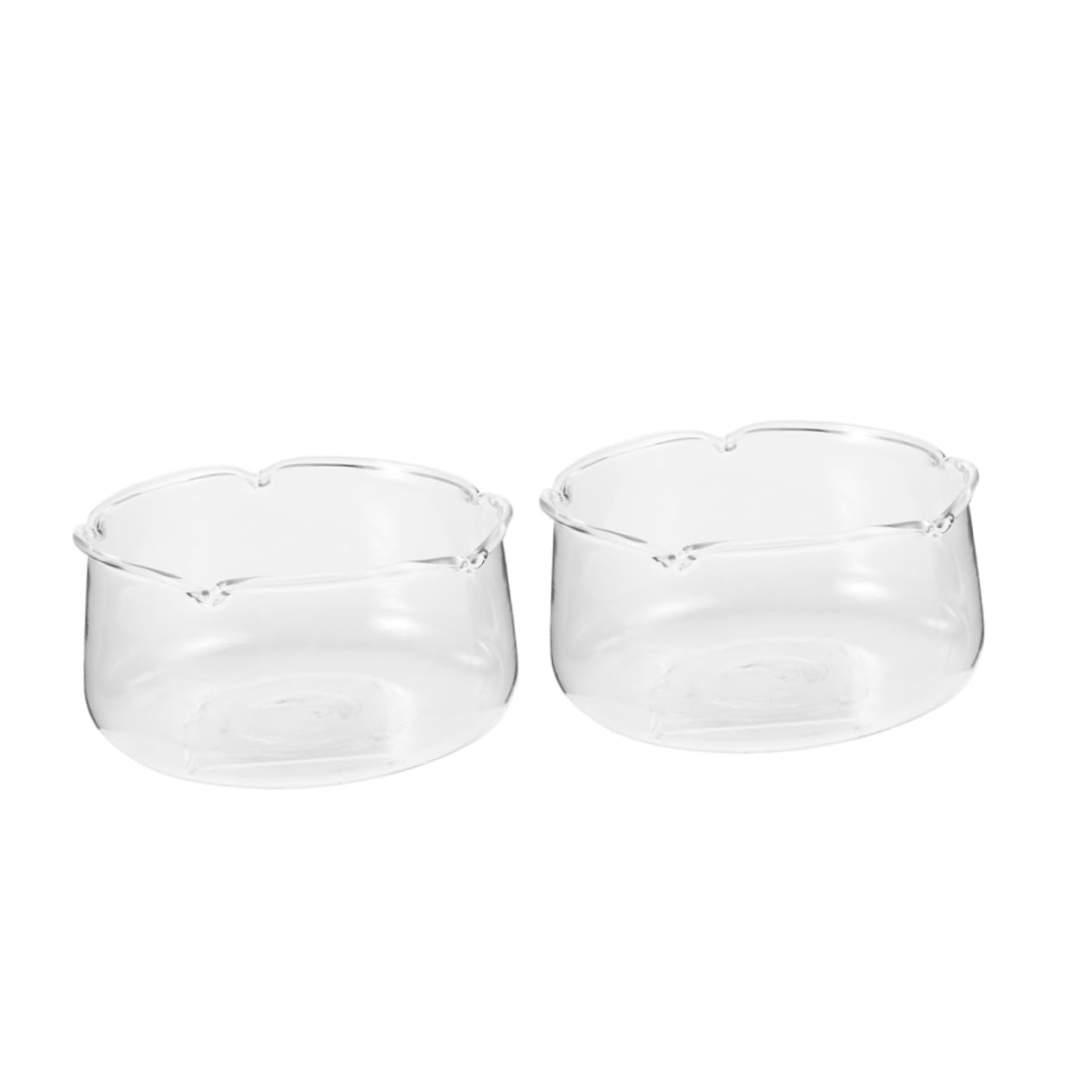 Alipis 2pcs Glass Vase for Hydroponic Plants Elegant Glass Plant Holder for Decor Decorative Fish Tank Terrarium Pot Container