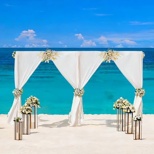 Heavy Duty Backdrop Stand 10x20ft, Pipe and Drape Backdrop Stand Kit, Adjustable Metal Frame, Background Stand Backdrop for Wedding Birthday Party Decorations-Black