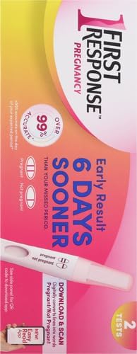 First Response Early Result Pregnancy Test, 2 Count (Packaging & Test Design May Vary) (Pack of 2)