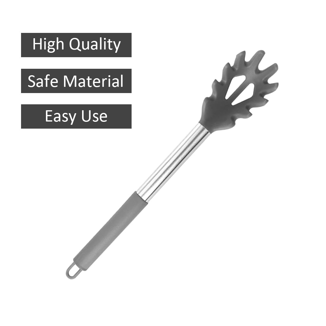 Silicone Pasta Fork, Spaghetti Server, Professional Pasta Server Spoon Heat Resistant Noodle Spoon, Spaghetti Strainer Best Cooking Tools