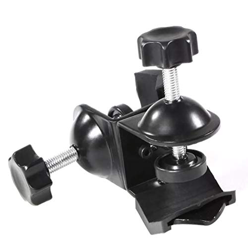 Selens 2 Pieces Heavy Duty Metal Dual Double U Clip C Clamp Type Bracket Mount for Photo Studio Boom Arm Light Stand