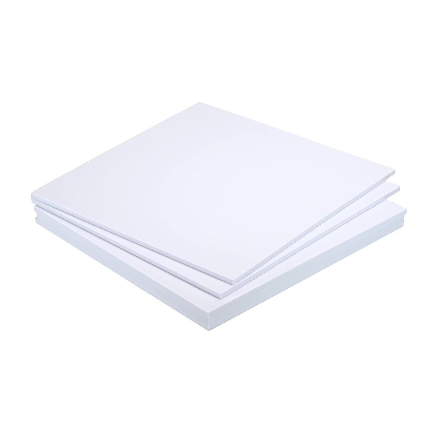 MECCANIXITY EVA Foam Sheets White 9.8 Inch x 9.8 Inch 5mm Thick Crafts Foam Sheets for Costumes, Arts and Crafts Projects Pack of 6