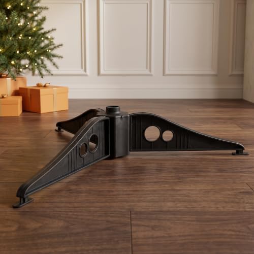 Healeved Compact Plastic Christmas Tree Stand Christmas Stand Stable Xmas Tree Holder for Home Use Detachable