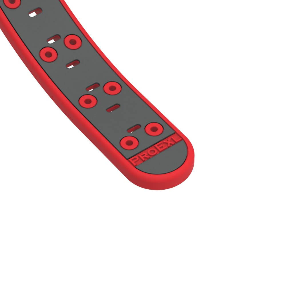 PROEXL 18 MAX Sports Magnetic Bracelet - Waterproof - Breathable Strap - Super Strength - Red Gray