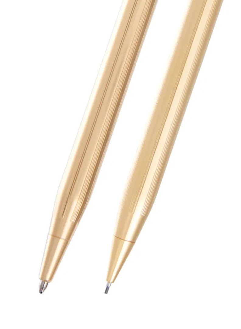 Cross Classic Century 23KT Gold Plated Ballpoint Pen & 0.7MM Mechanical Pencil Set.