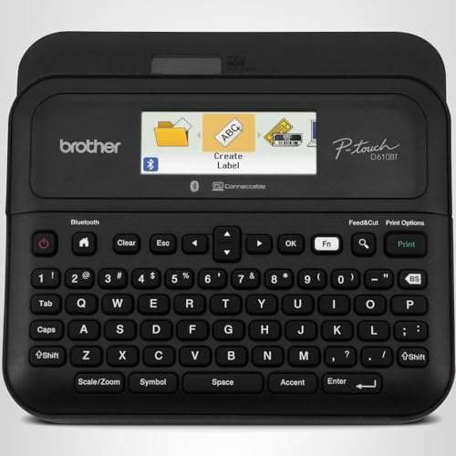 Brother® P-touch PT-D610BT Business Professional Connected Label Maker With Bluetooth®