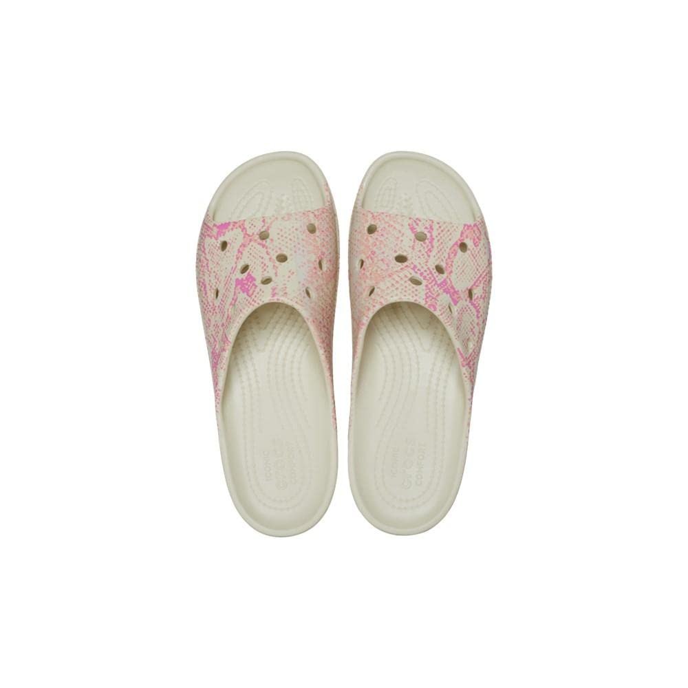 Women's Classic Platform Snake Print Flip