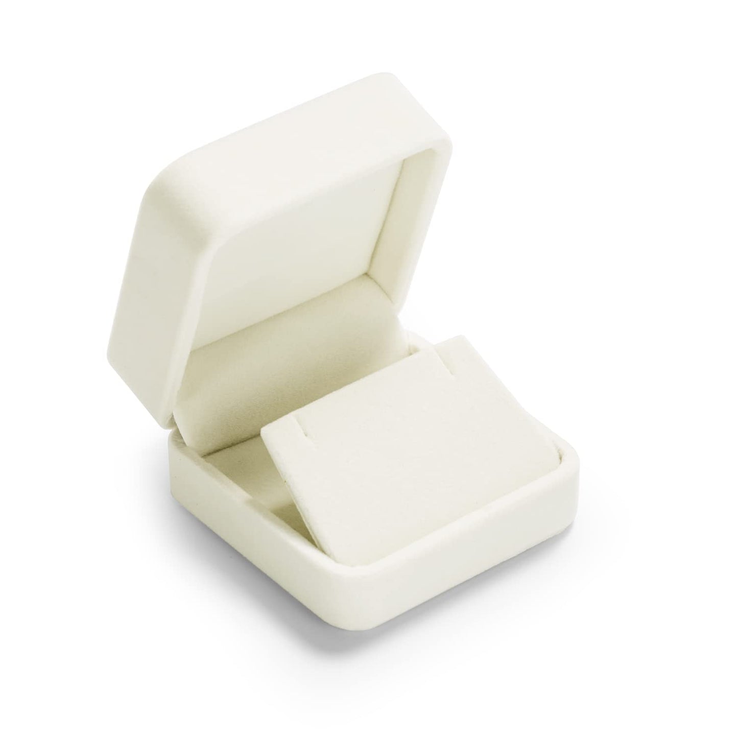 Oirlv Velvet Earring Gift Box Wedding Valentine's Day White Earrings Stud Case