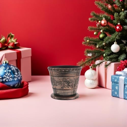 Christmas Tree Base Bucket 6.41x6.41x5.89in Plastic Holder