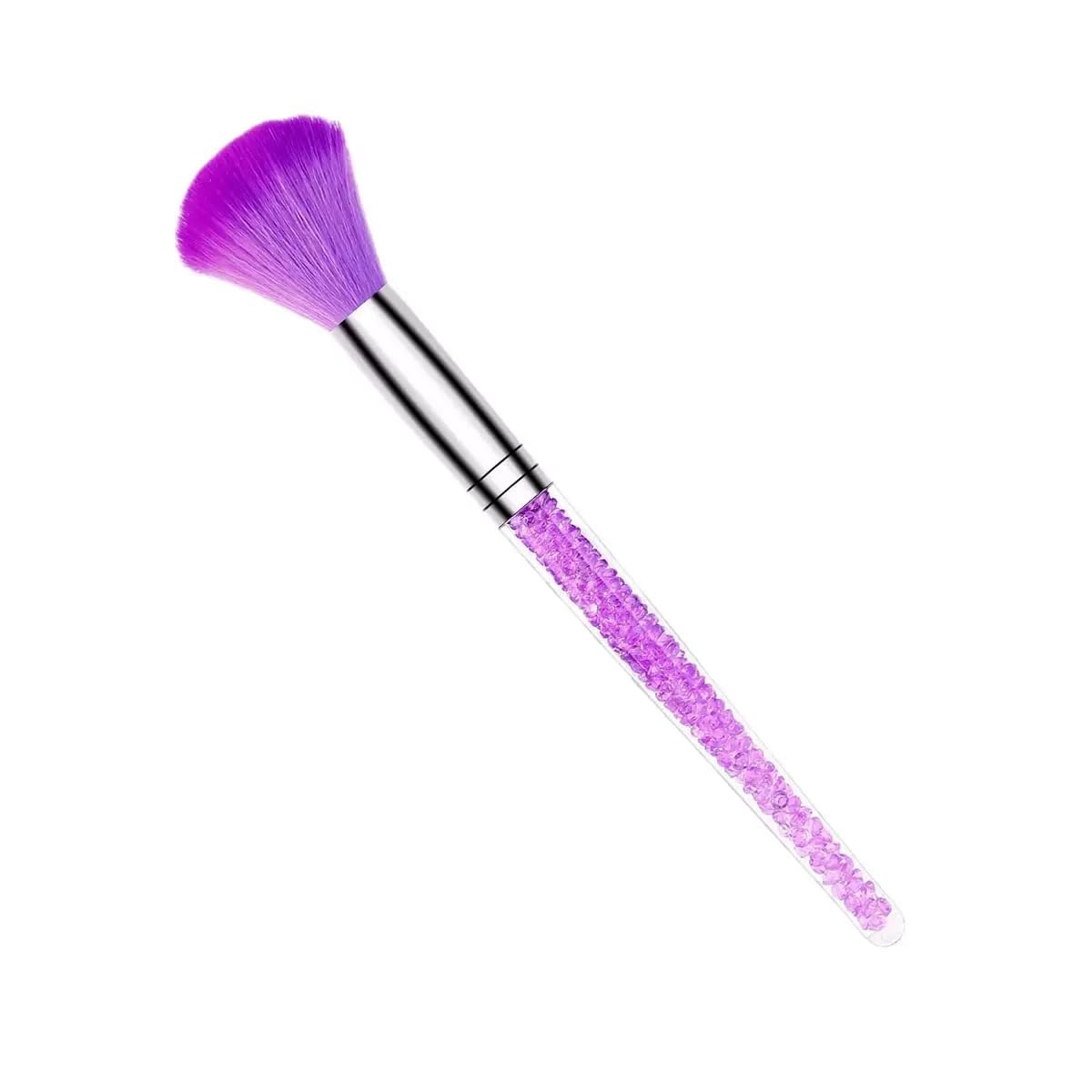 28Pcs Purple Nail Art Brush Set, Acrylic Nail Brushes, Gel Nail Brush, Nail Dust Brush, Nail Dotting & Liner Tool, Professional Manicure Tool Kit for Acrylic Powder Application, Sculpting & Cleaning