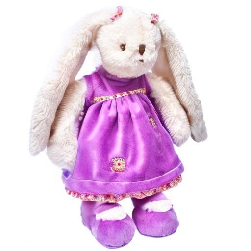 DILLY DUDU 2020 Holiday Plush Bunny Rabbit Stuffed Animal Soft Toys Cuddly Dolls Best Gifts 12-Inch (Purple)