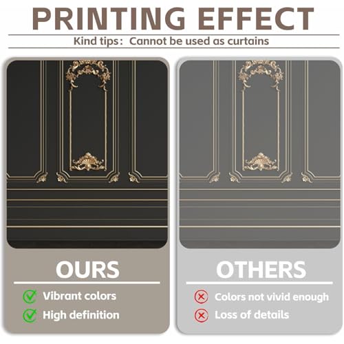Great 20s Backdrop 15x8ft Vinyl Roaring 1920s Party Photography Background Luxury Black Gold Masquerade Wall Art Decor Dance Prom Photo Props - size: 15x8ft