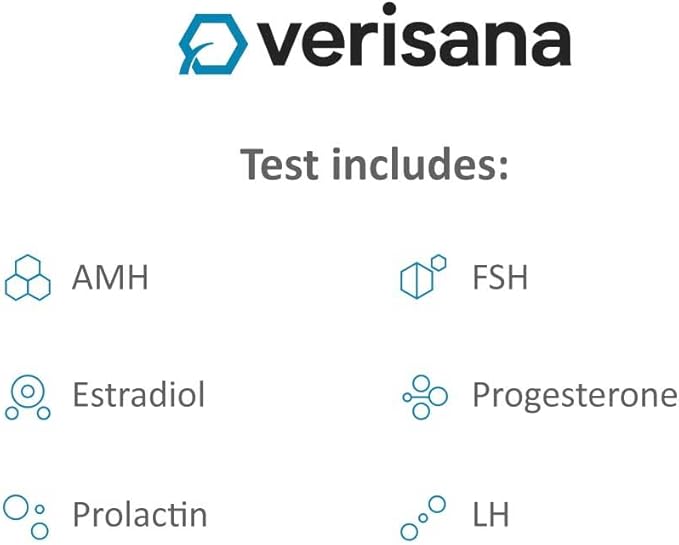 Comprehensive Fertility Test for Women – Detailed Analysis of 6 Key Fertility Hormones – at-Home Testing Kit – Analysis by CLIA-Certified Lab – Verisana