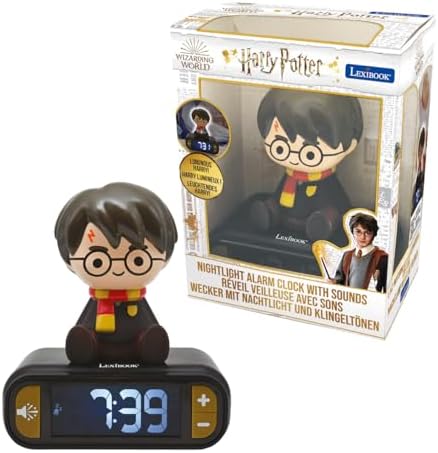 LEXiBOOK, Harry Potter Nightlight Alarm Clock, RL800HP