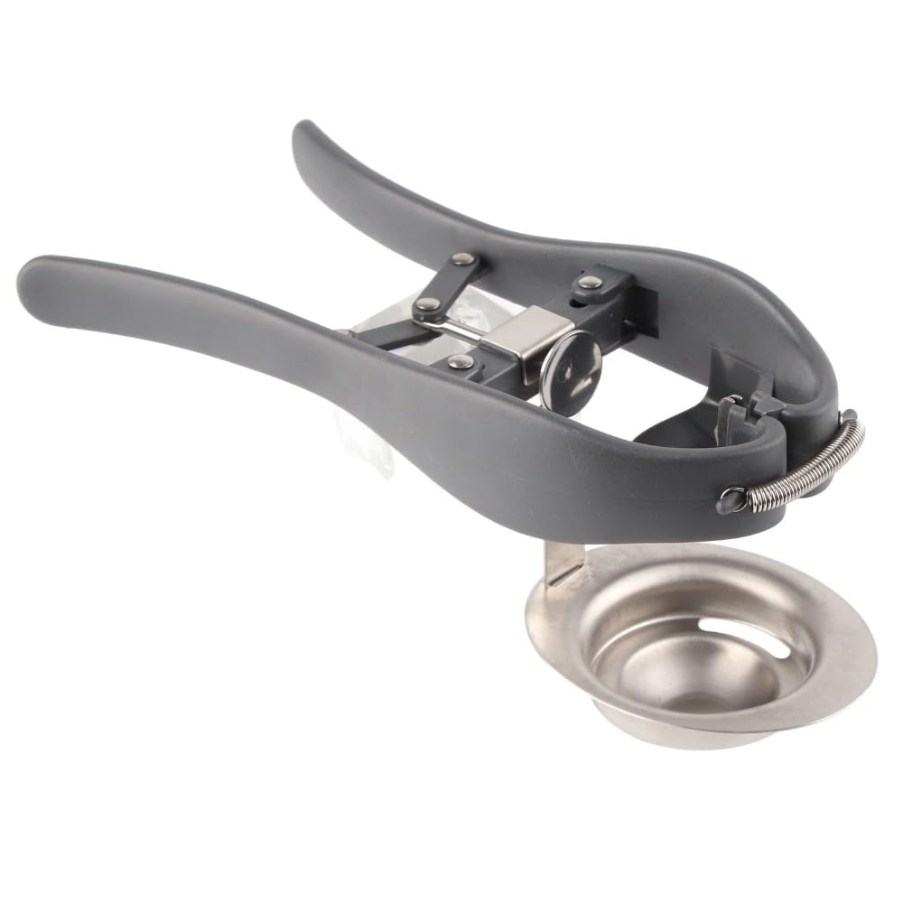 MOPFOL Egg Cracker 304 Stainless Steel - Professional Handheld Opener and Separator for Hard & Soft-Boiled Eggs, Easy Eggshell Cutter