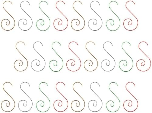 50pcs Christmas Garland Hooks Galvanized Steel Creative Hanging Hook