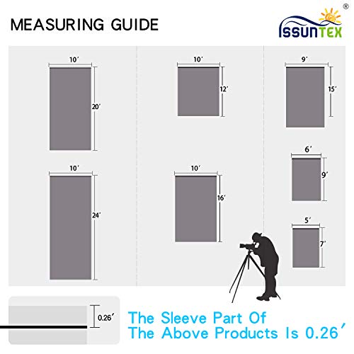 ISSUNTEX 5X7 ft Background Muslin Backdrop, Photo Studio, Collapsible High Density Screen for Video Photography and Television-Gray - color: Gray, size: 5X7 ft