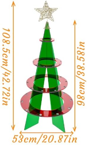 Custom Acrylic Christmas Tree Rack, Personalized Christmas Decorations
