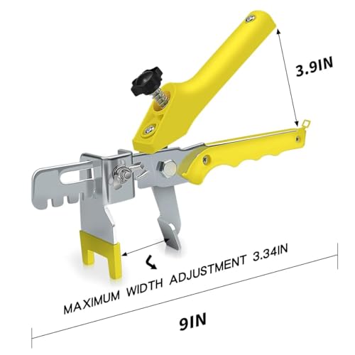 DGSL Tile Leveling System with Tile Plier - 3000-Piece Tile Spacers Clips and 300-Piece Reusable Wedges - Tile Tools Set for Stone Installation - size: 1/16 Inch * 3000 Spacers