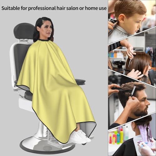 Custom Barber Cape Unisex Salon Hair Cutting Capes Add Your Image Logo Haircut Kit Personalized Stylist Tool - color: Khaki