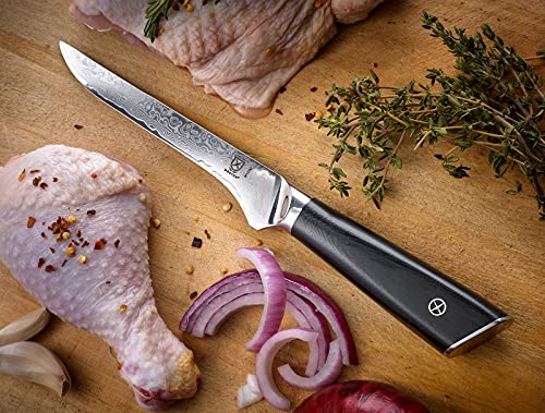 Mercer Culinary M13787 Premium Grade Super Steel, 6-Inch Boning Knife, G10 Handle - style: Boning Knife G10 Handle 6 Inch