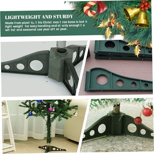 Christmas Tree Stand Removable Plastic Triangle Christmas Tree Base Replacement for Xmas Trees 0.79" in Diameter Stand Base Stands.