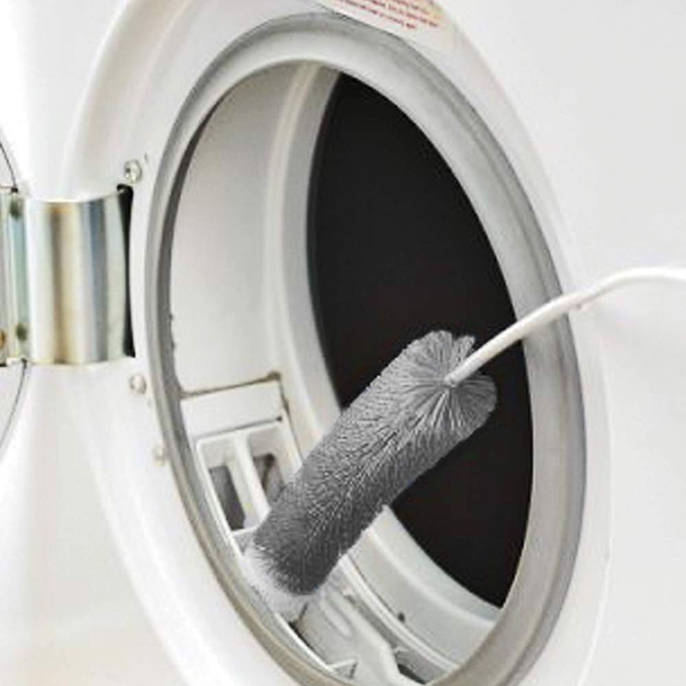 Unger 30” Dryer and Vent Brush, Lint Catcher for Household Cleaning, Trapping Laundry Room Tool, Easy to Clean Bristles, Flexible Gadget with Scratch Free Protection