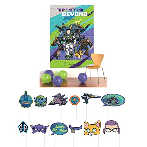Lightyear Scene Setter with Props - Pack of 16 - Multicolor Cardstock & Plastic - Perfect for Themed Events, Parties & Gatherings - style: Lightyear
