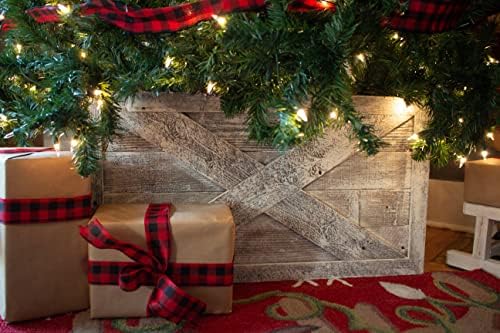 BARNWOODUSA Christmas Tree Collar or Box Made of Reclaimed Wood Rustic Skir