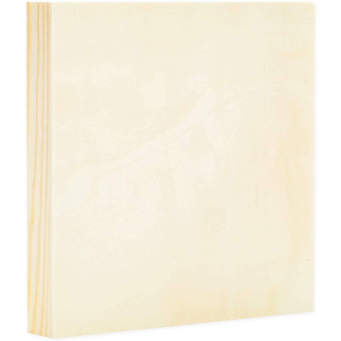 Bright Creations Wood Panels for Painting - 6 Pack, 6x6 in - Unfinished Square Wood Panels for Art & Craft Supplies - Smooth Pine Cradle Canvas Boards