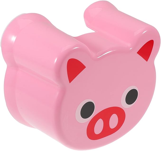 DOITOOL Cartoon Plastic Stool Non-Slip Step Stool for Bathroom Sink and Potty Training with Fun Frog and Pig Design for Boys for Bathing and Independence
