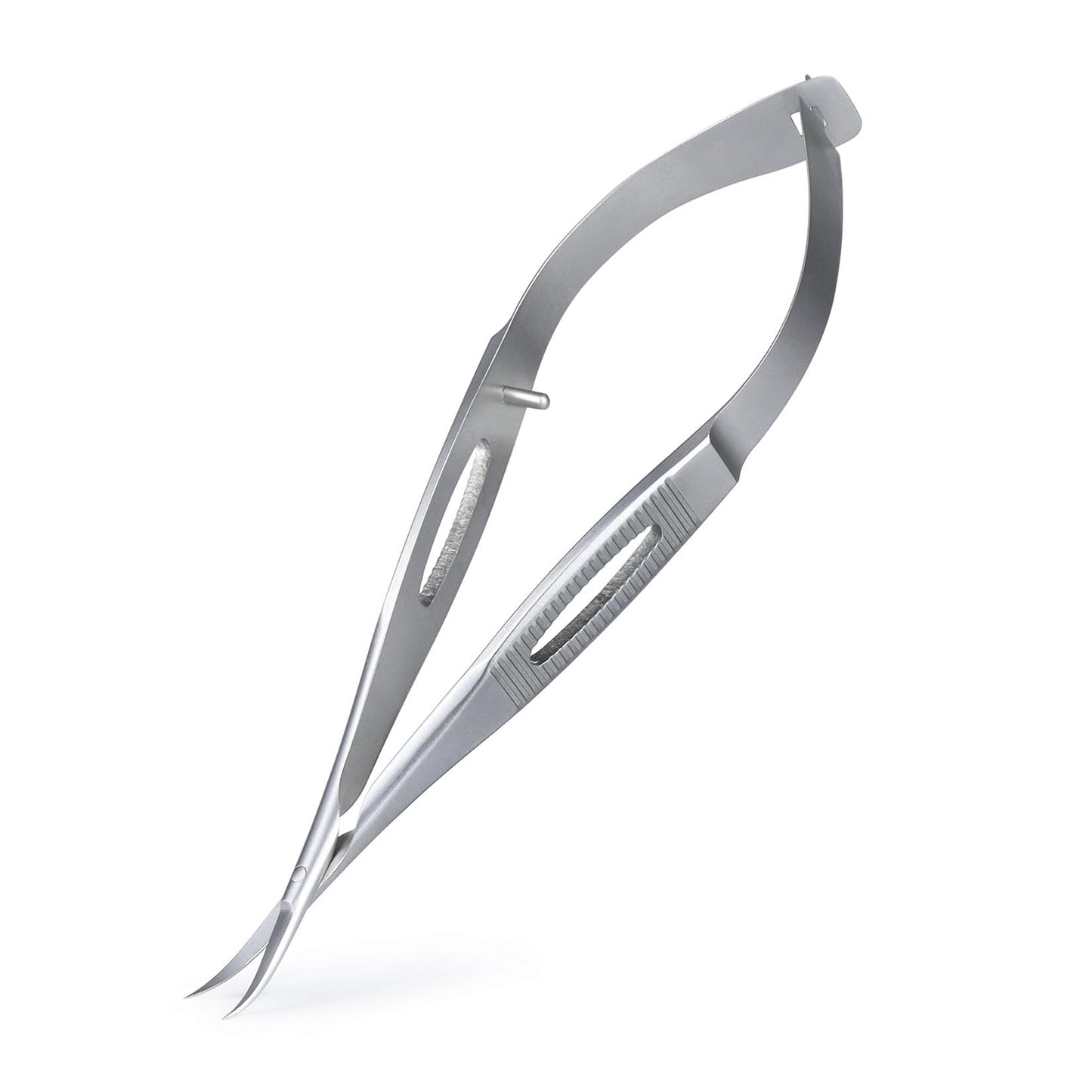 XGIZMOO Cuticle Scissors Extra Fine Curved Professional Ultra Sharp Precise Pointed Tip Cuticle Trimmer Cutter for Hang Nails and Dry Skin