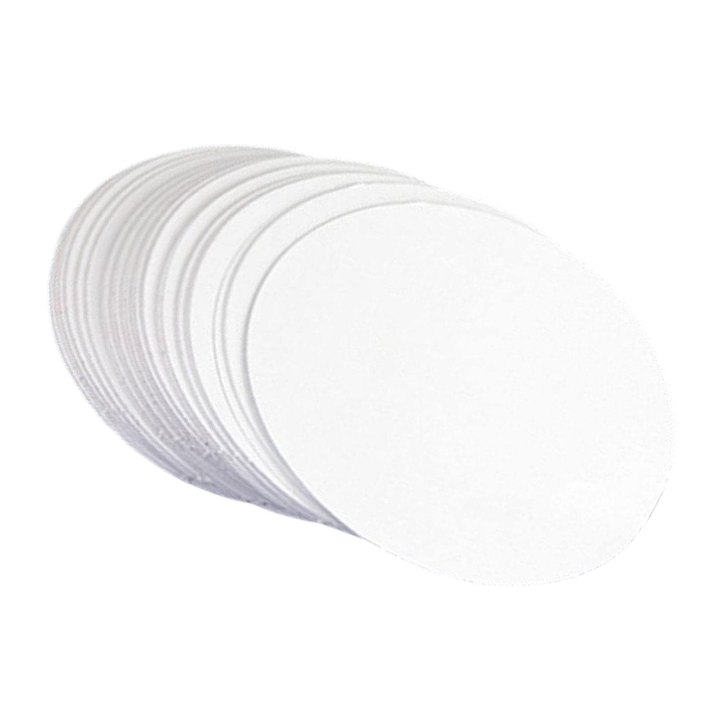 rockible 100 Pieces Button Badge Blank Paper Button Making Supplies Fitments Simple Using Lightweight Craft Making for DIY Lovers Friends Birthday, 58mm