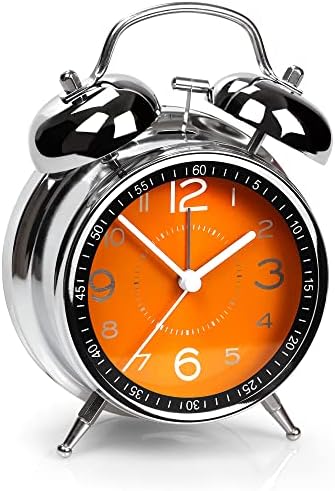 AYRELY?? Super Loud Alarm Clock for Heavy Sleepers Adults, Metal 4.5 Inches