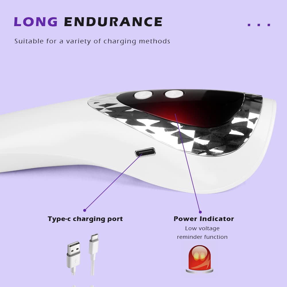 SMALLSHS Handheld UV Light for Gel Nails, Portable Mini Nail Lamp LED Flash Nail Curing Polish Rechargeable Nail Dryer Resin Art Fast-Dry Machine 5V USB Home DIY