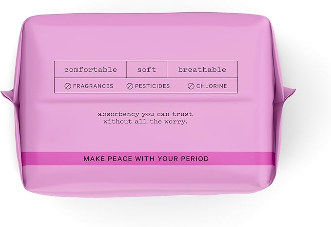 The Honey Pot Company - Sanitary Pads for Women - Non-Herbal Regular Flow w/Wings - Organic Cotton Cover & Ultra-Absorbent Pulp Core - Feminine Care - FSA & HSA Eligible - 20 ct