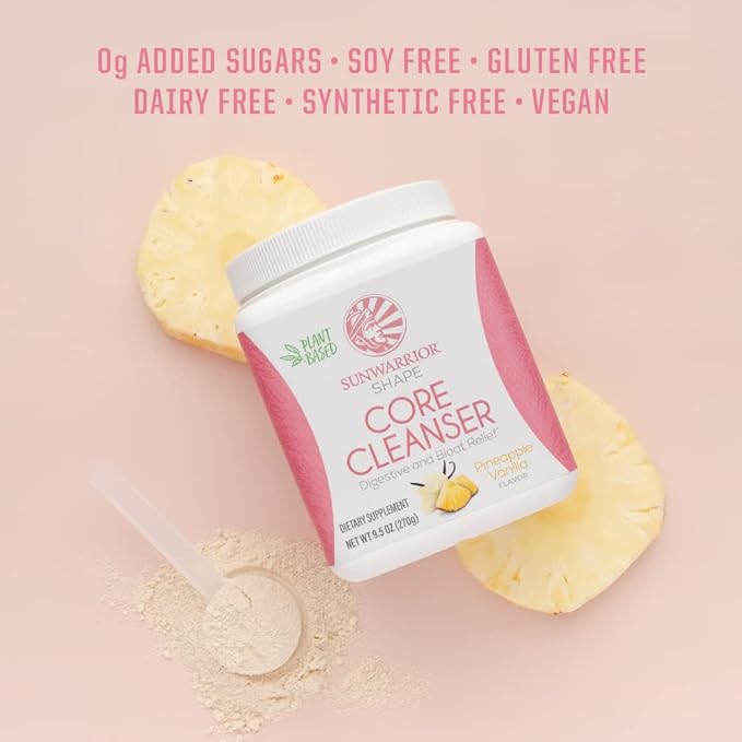 Prebiotic Fiber Supplement Powder | Dietary Fiber Drink Mix with Digestive Enzymes with Probiotics and Prebiotics for Regularity Gut Health & Bloating Relief for Women (Pineapple Vanilla, 30 Servings)