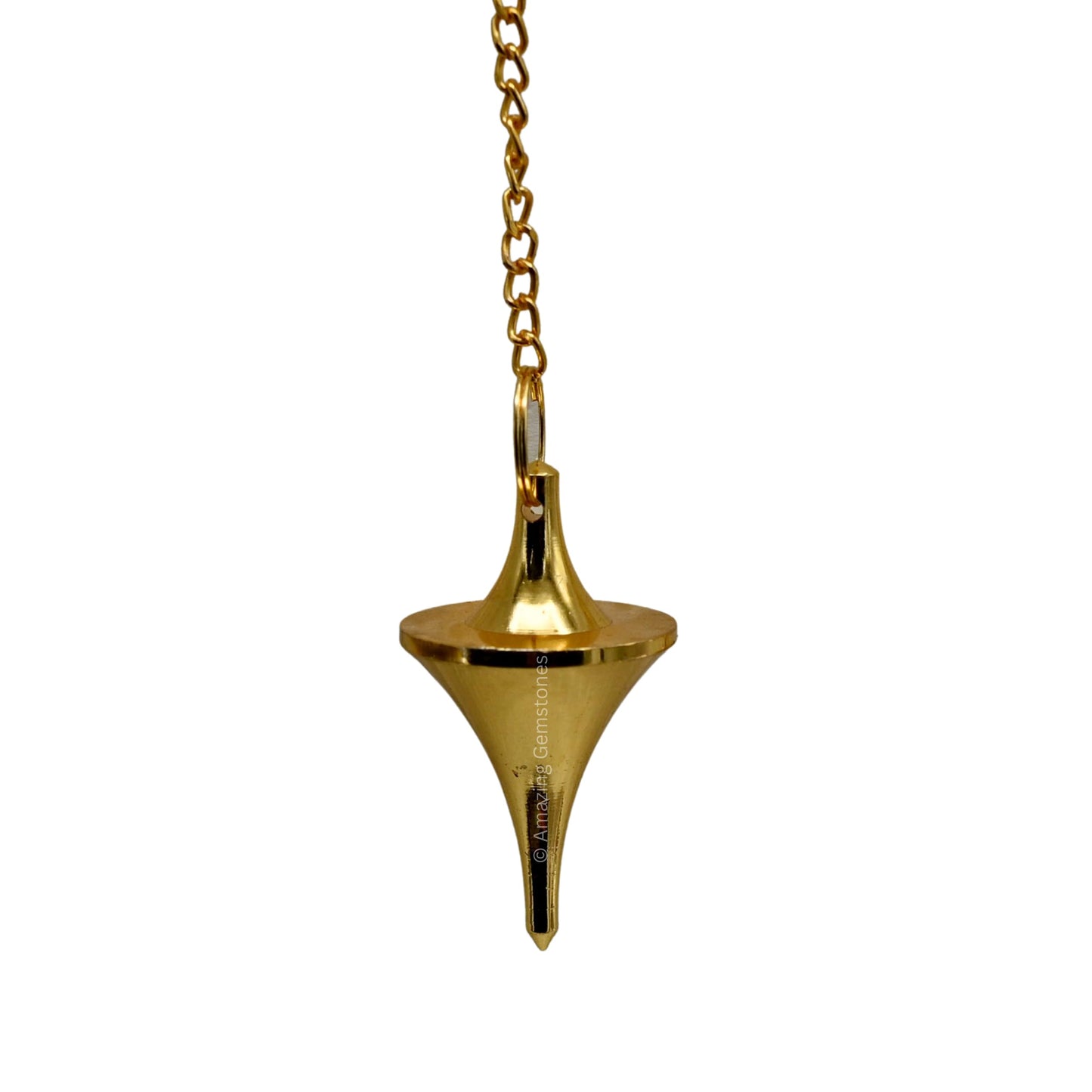 Amazing Gemstone Healing Metal Pendulums for Divination, Gold Disc Cone Steel Copper Pendulum High Energy Pendulo de Bronce Pendulos de Mesa MP36