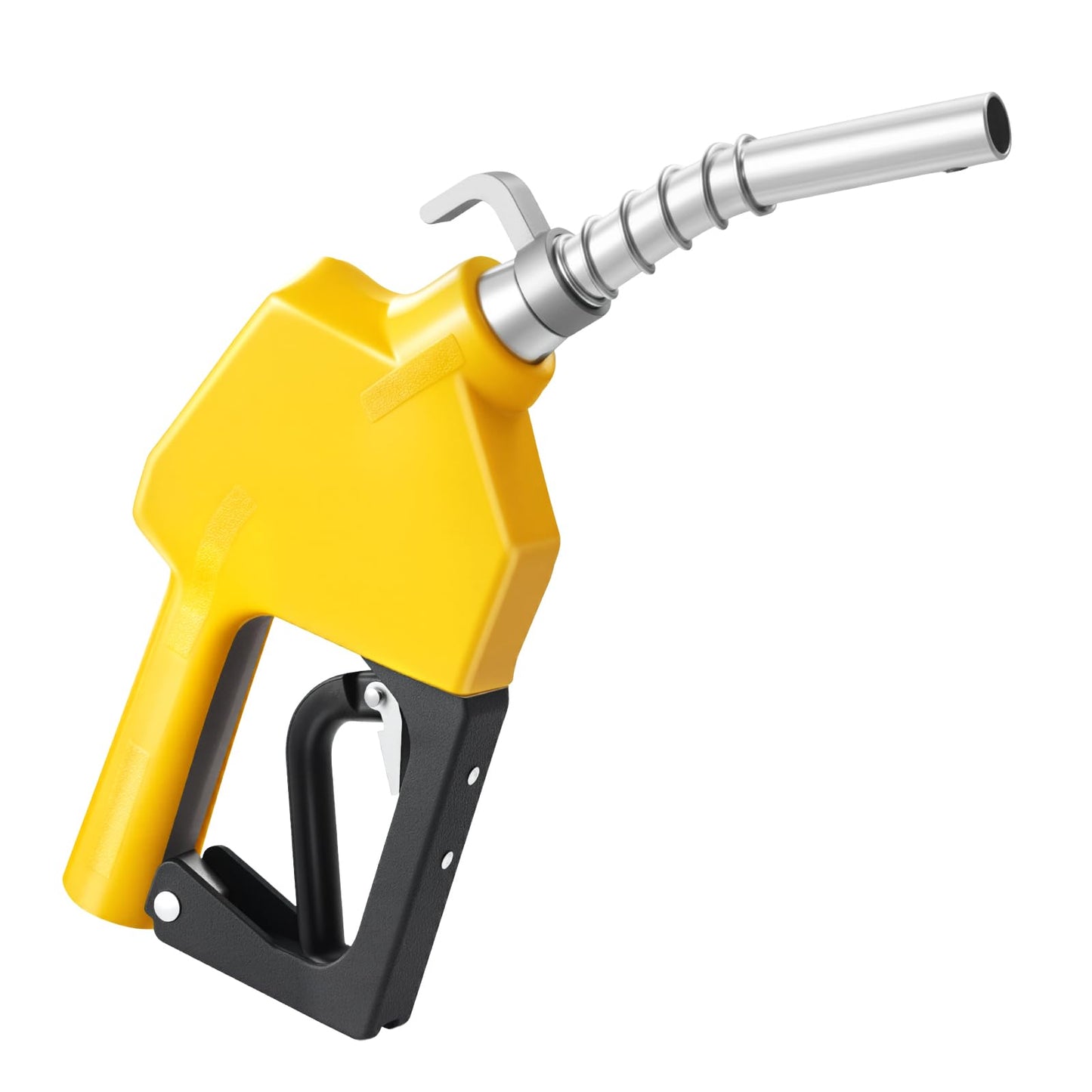 VEVOR 3/4-Inch NPT Automatic Fuel Nozzle, Max Flow Rate 11.8 GPM, Auto Shut Off Diesel Gas Pump Nozzle with 3-Speed Trigger Lock & 0.78 in (OD=20 mm) Spout for Gasoline, Diesel, Kerosene, Yellow