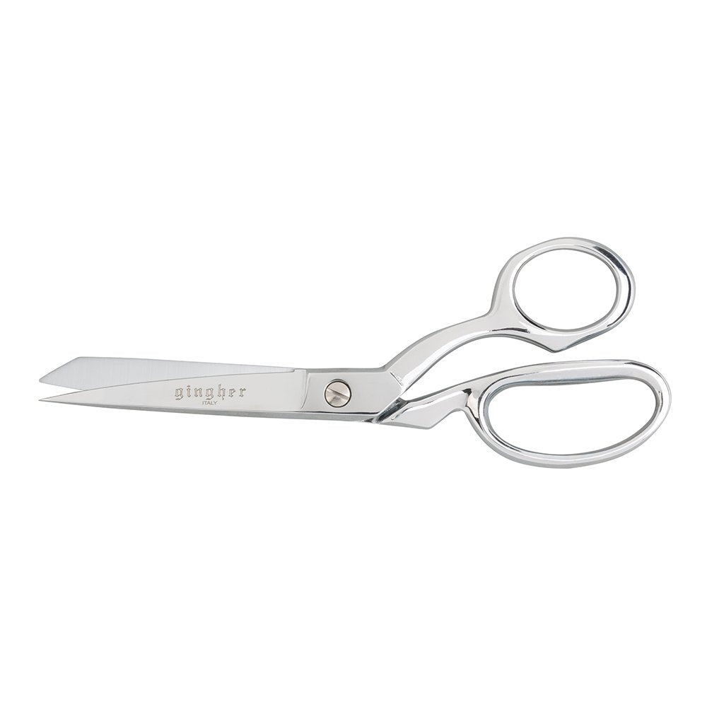 Gingher 8-Inch Micro-Serrated Edge Knife Edge Dressmaker's Shears, Blunt Tip
